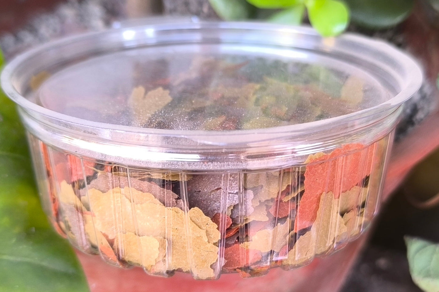 Alimento en hojuelas a granel